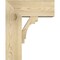 Ekena Millwork Merced Block Rough Sawn Bracket w/ Offset Brace, Douglas Fir, 8"W x 18"D x 22"H BKT0806X18X22MRC05RDF - alternate 2